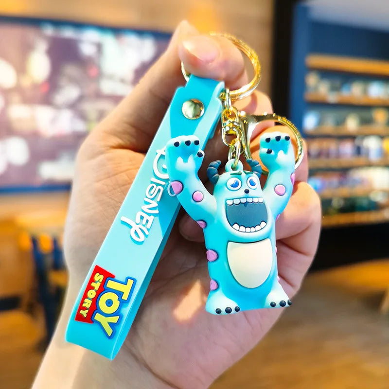 Disney Stitch Keychain 5-Pack - Cute Lilo & Stitch Keyrings, Durable Anime Keychains for Women Men Kids, Multi-Color Gift Set