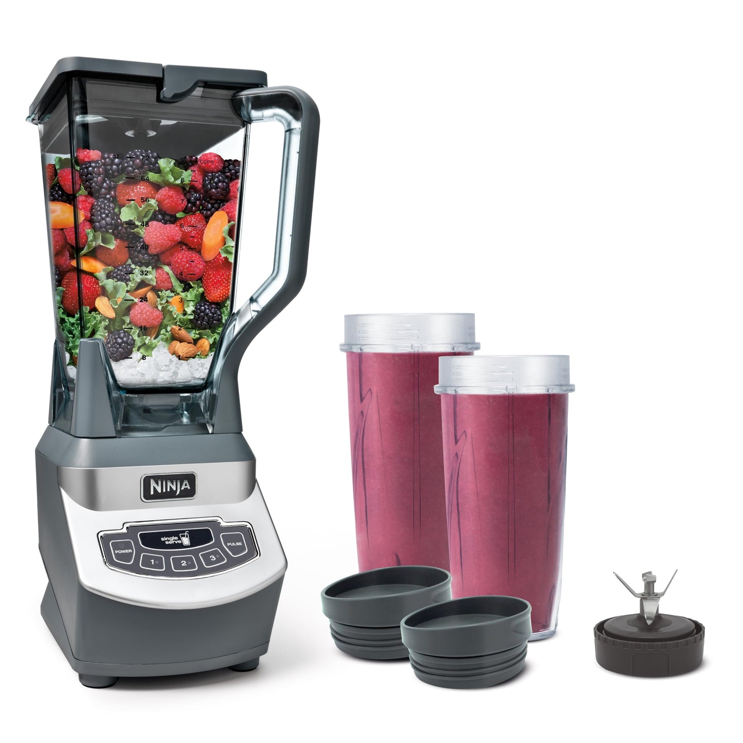 Ninja BL610 Professional 72 Oz Countertop Blender with 1000-Watt Base and Total Crushing Technology for-Smoothies, Ice and Frozen Fruit, Black