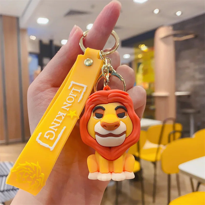 Disney Stitch Keychain 5-Pack - Cute Lilo & Stitch Keyrings, Durable Anime Keychains for Women Men Kids, Multi-Color Gift Set