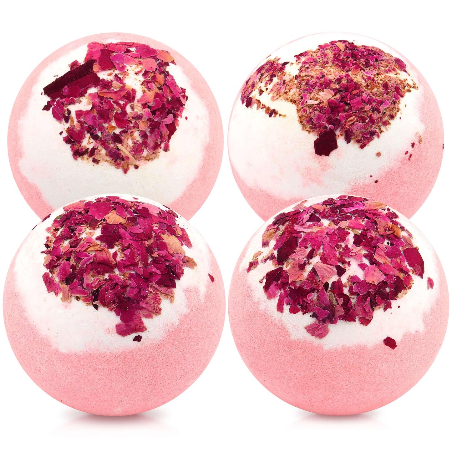 KASTU Bath Bombs Salt Balls,12 PCS Gift Set,Vanilla Menthol Rose Extract Essential Oils,Moisturizing Dry Skin,Fizzy Spa,Relaxing,Bubble Bath Bomb for Gifts Idea for Men Women