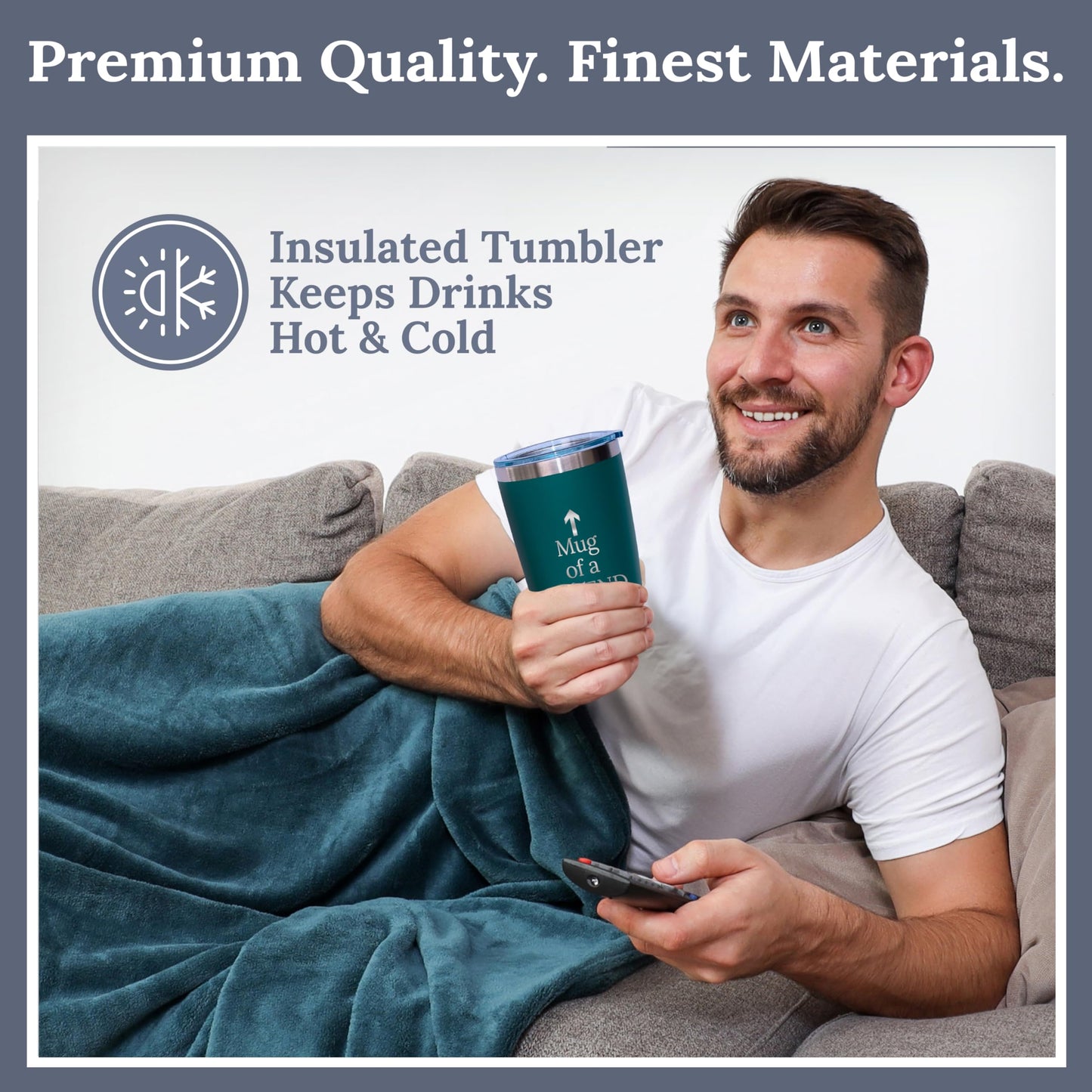 GOLDMUS Men Gift Set - Unique Gift Box for Men - Outstanding Birthday Gifts for Men, Thoughtful Gifts for Dad, Popular Gifts for Boyfriend & Thank You Gifts for Men - The Premium Gift Baskets for Men