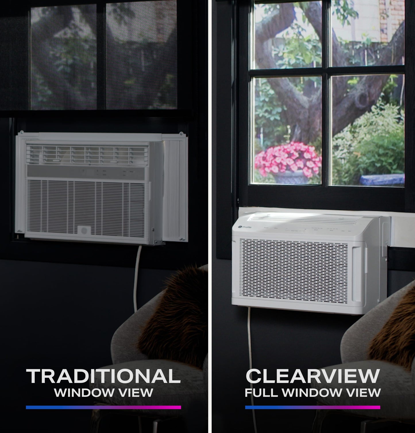 GE Profile Clearview Window Air Conditioner 8,300 BTU