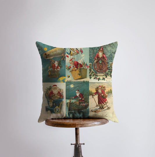 Merry Christmas | Vintage | Throw Pillow | Christmas Pillow | Home