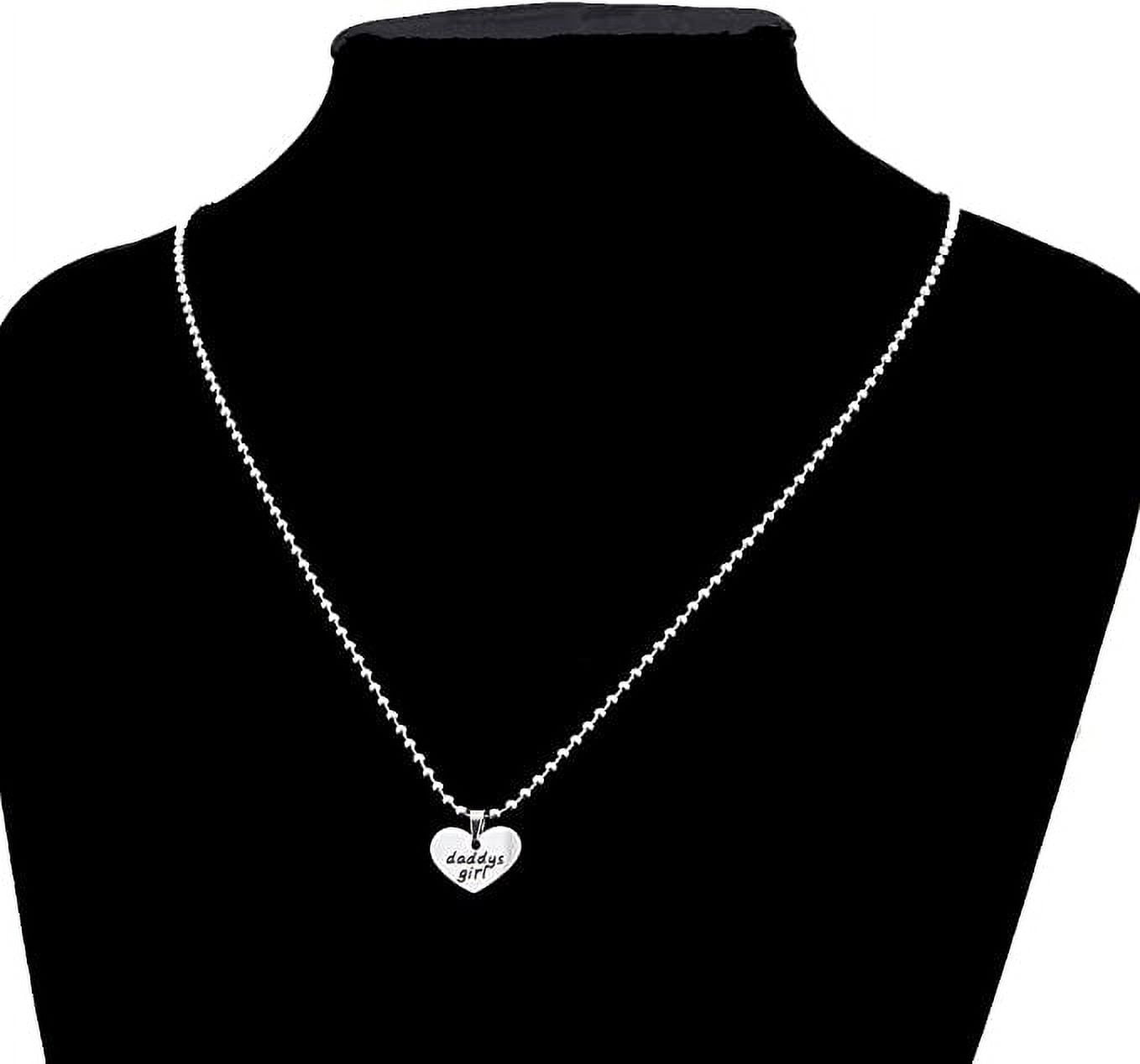 Father Daughter Necklace Set - Father's Day Gift Jewelry Necklace Set