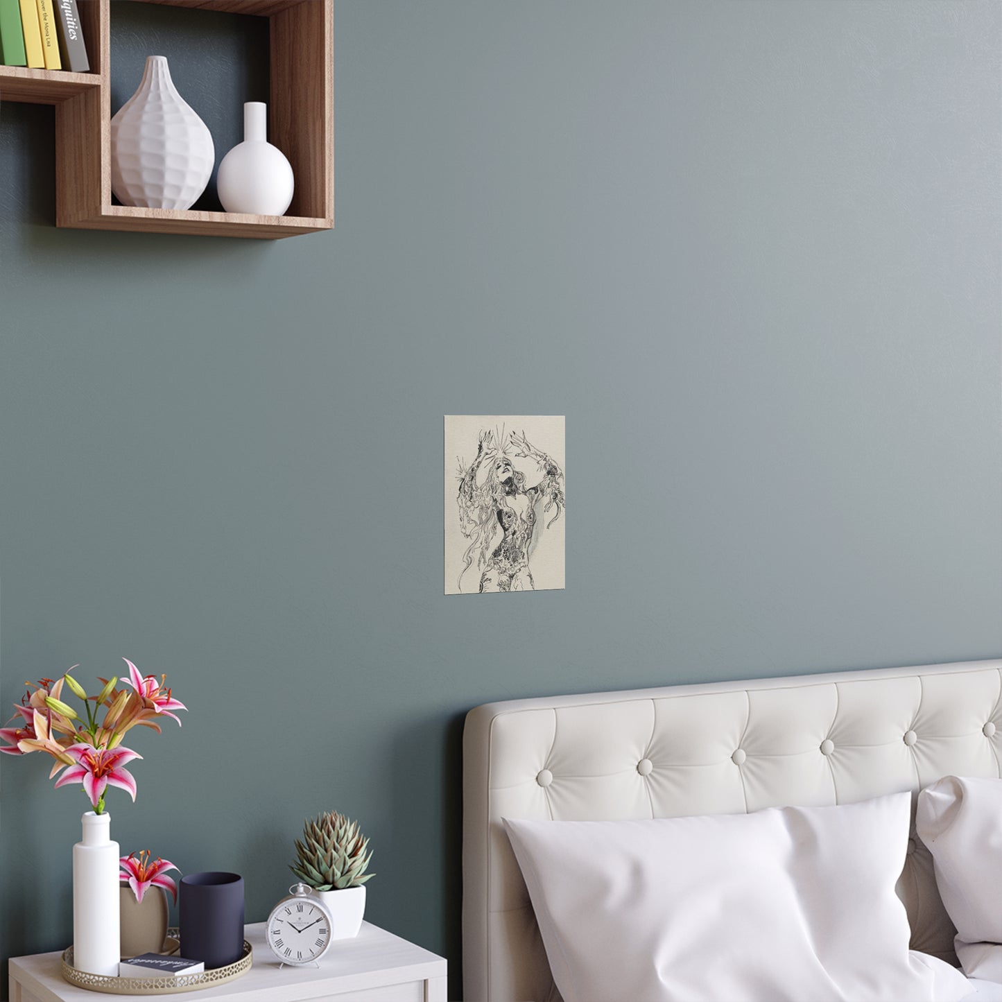 Ollie Light Graphic Indoor and Outdoor Silk Posters