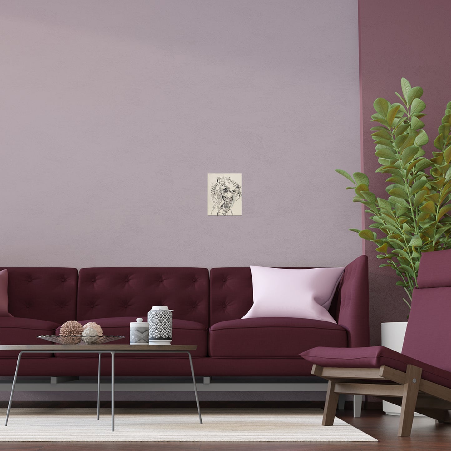 Ollie Light Graphic Indoor and Outdoor Silk Posters