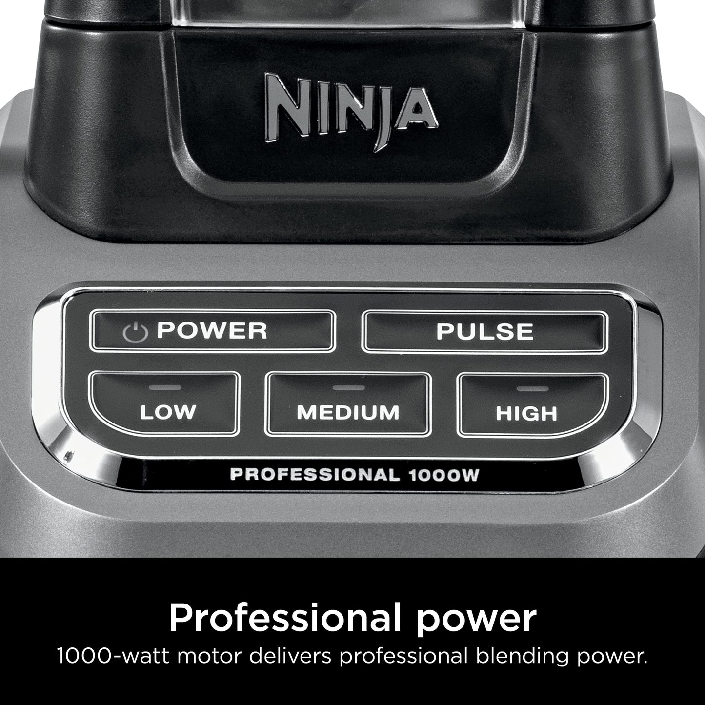Ninja BL610 Professional 72 Oz Countertop Blender with 1000-Watt Base and Total Crushing Technology for-Smoothies, Ice and Frozen Fruit, Black