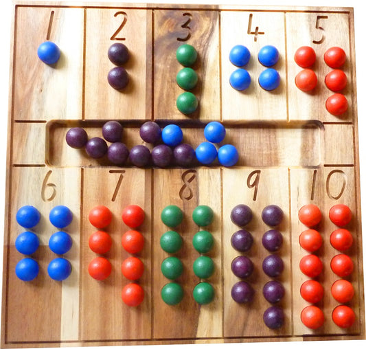 QToys Australia (USA) NATURAL COUNTING BOARD