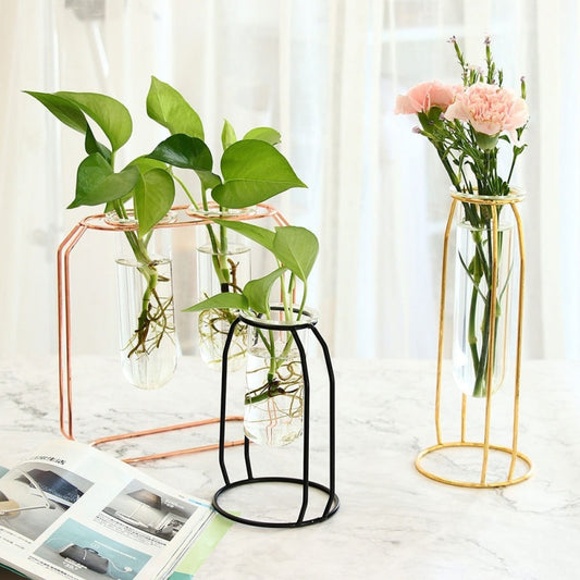 Lluxury Flower Vase Iron Stand
