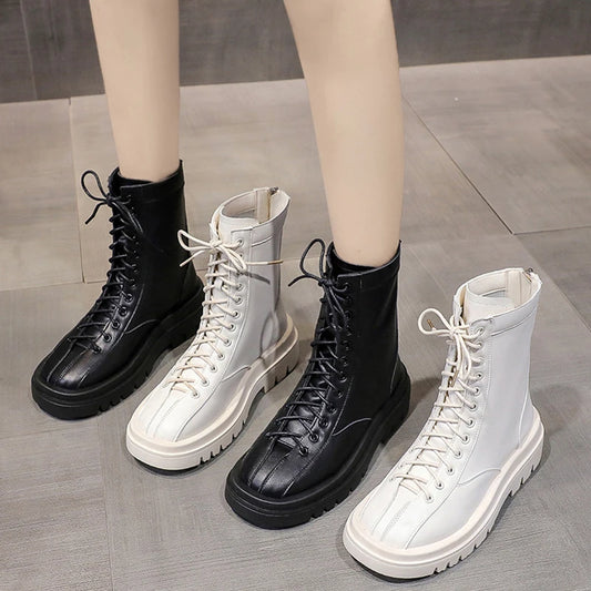 Thick Bottom Martin Boots for Women