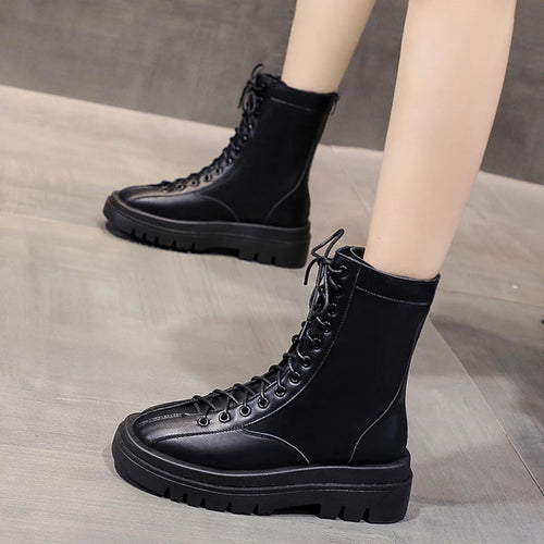 Thick Bottom Martin Boots for Women