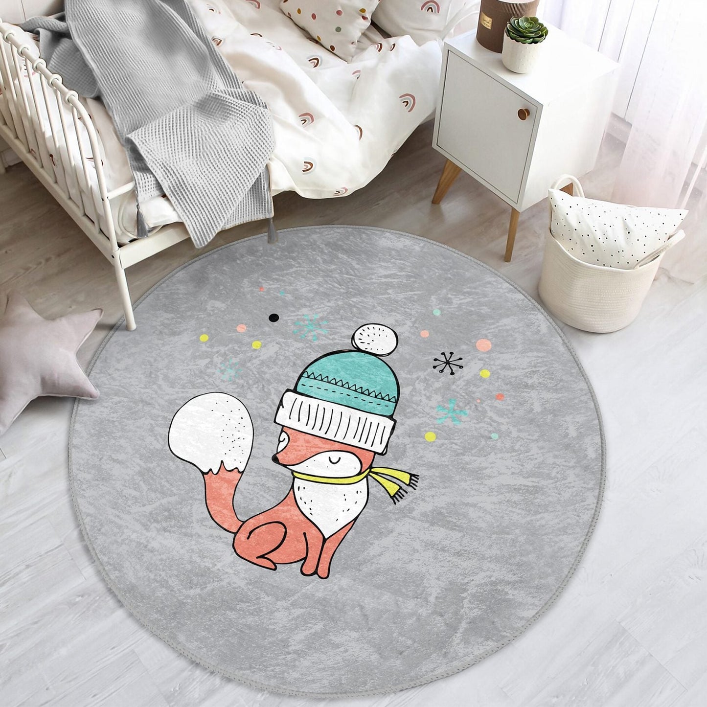 Winter Fox Kids Rug | Homeezone
