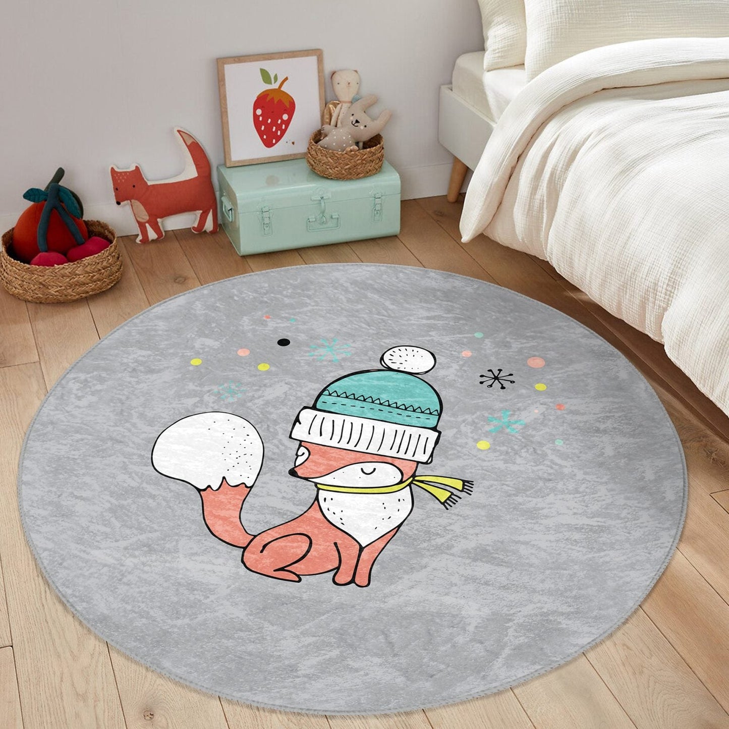 Winter Fox Kids Rug | Homeezone