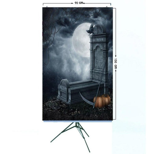 Halloween Backdrops Vinyl 3x5FT Lantern