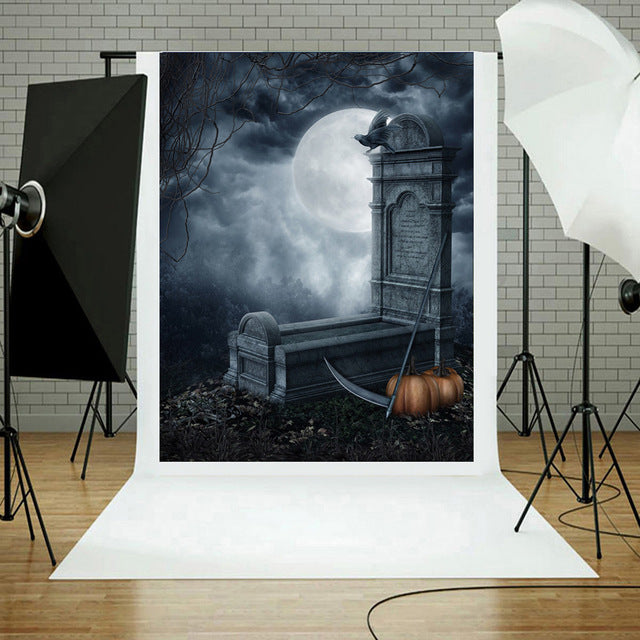 Halloween Backdrops Vinyl 3x5FT Lantern