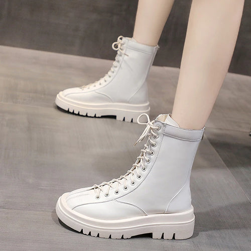 Thick Bottom Martin Boots for Women