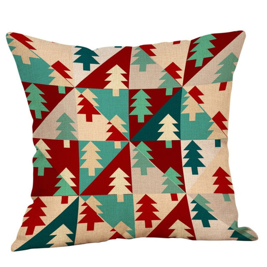 Hot Sale Merry Christmas Pillow Cover Case Glitter