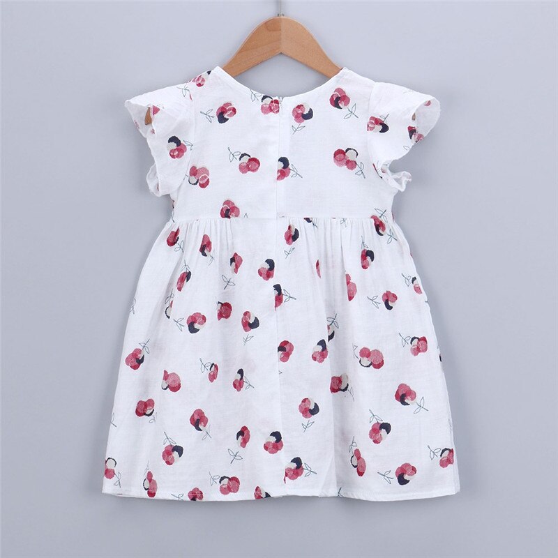 Infant Kid Baby Girls Dress Summer Clothes Floral