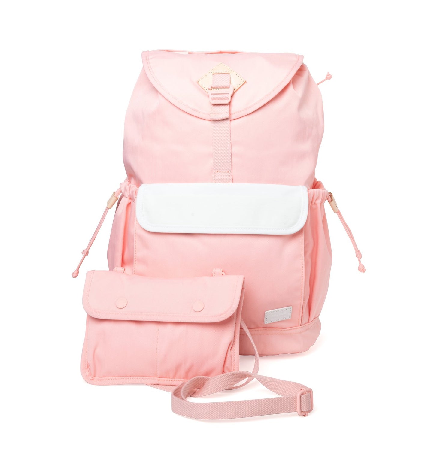 Lieu Pale Pink x White Backpack