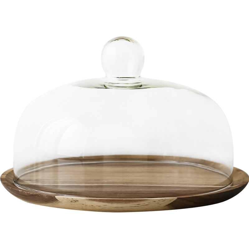 Rustic Wooden Cake Dish
