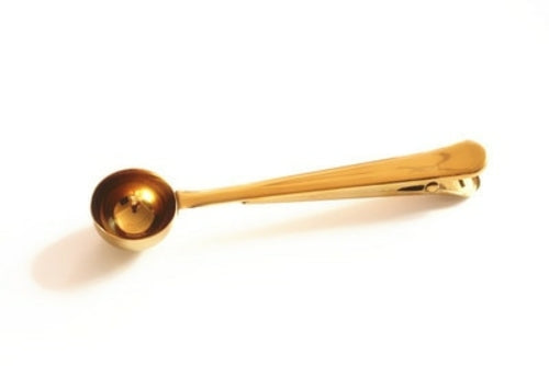 Golden Stainless steel Coffee Clip