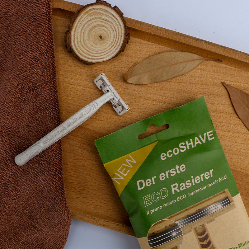 Pack Of 8 Eco Friendly Biodegradable Razor For Men&women,three Layer