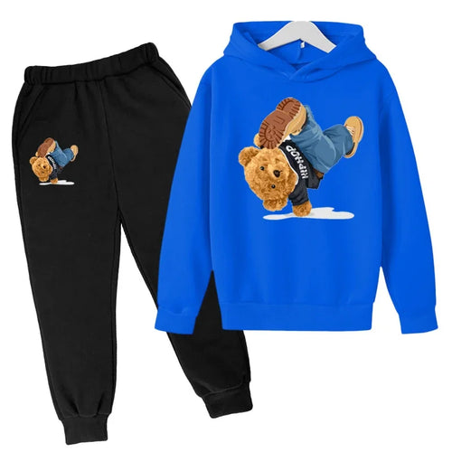 Kids Spring/Autumn/Winter Hoodie+Pants 2pcs Sets 3-14T Children's
