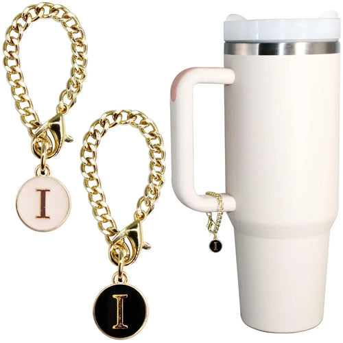 2pc/set Letter Charm Accessories for Stanley Cup 2PCS Initial Name ID