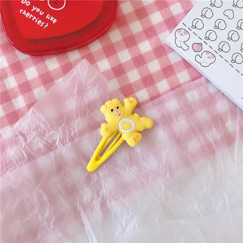 Kawaii Care Bear Hair clip Girls