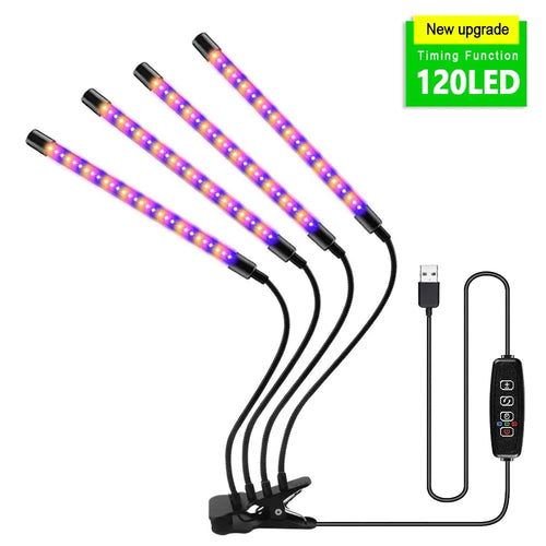 30-150 LED USB Grow Light Phytolamp for Plants with Control Full