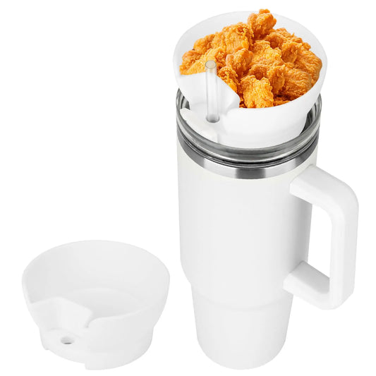Snack Bowl for Stanley 40 oz Tumbler with Handle, Cup Snack Bowl