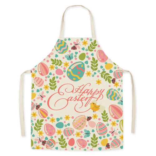 Kitchen Aprons Easter Bunny Print