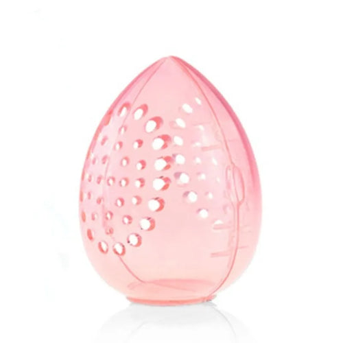 Plastic Egg Shaped Cosmetic Puff Container