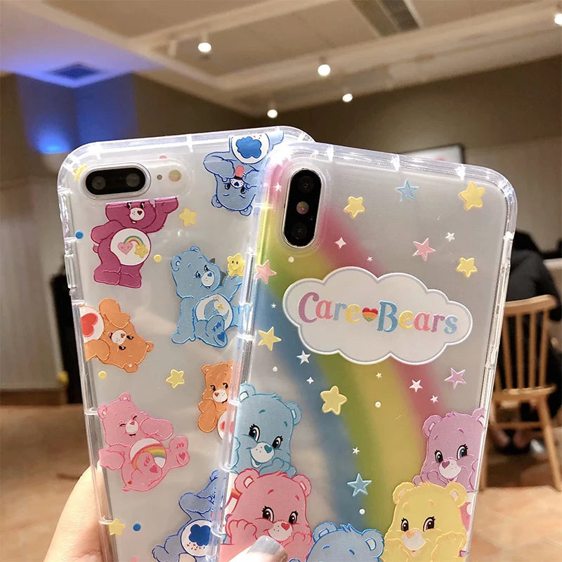 New Kawaii Care Bears Cute Cartoon iPhones