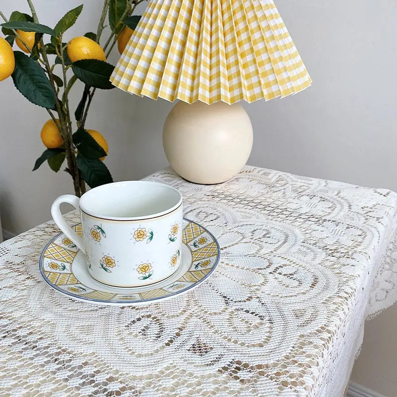 Vintage Lace Table Cloth