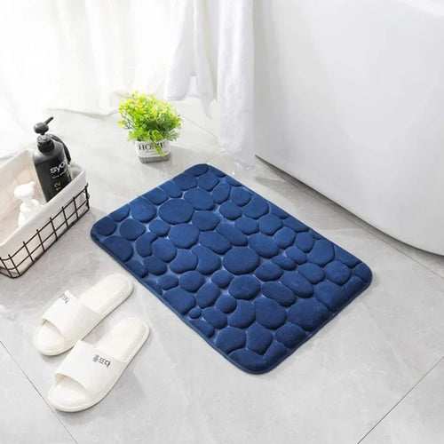 Foot Mat Coral Fleece Floor Mat Household Memory Foam Non-Slip