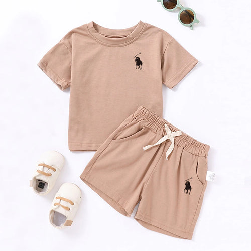 2pcs Summer Short Set  9 months - 6 yrs. Old For Boy or GIrl