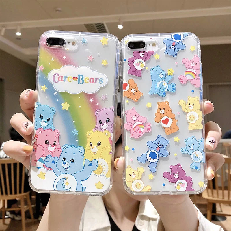 New Kawaii Care Bears Cute Cartoon iPhones