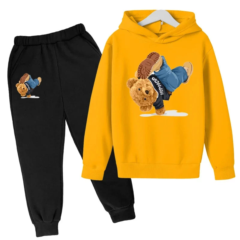 Kids Spring/Autumn/Winter Hoodie+Pants 2pcs Sets 3-14T Children's