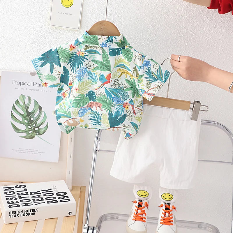 New Summer Baby Boys Clothes Suit Children Outfits Fashion Toddler