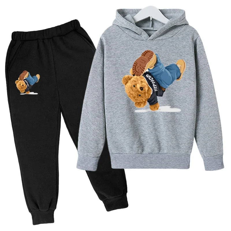 Kids Spring/Autumn/Winter Hoodie+Pants 2pcs Sets 3-14T Children's