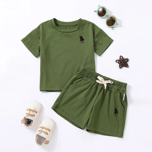 2pcs Summer Short Set  9 months - 6 yrs. Old For Boy or GIrl