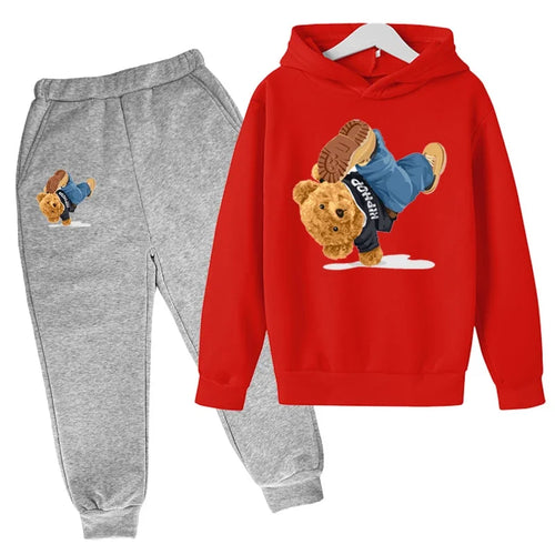 Kids Spring/Autumn/Winter Hoodie+Pants 2pcs Sets 3-14T Children's