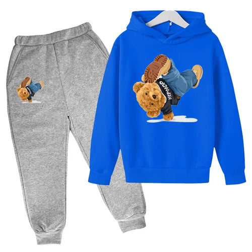 Kids Spring/Autumn/Winter Hoodie+Pants 2pcs Sets 3-14T Children's