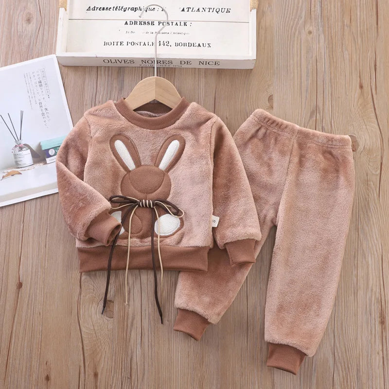3PCS Winter Bear Outfit For Kids