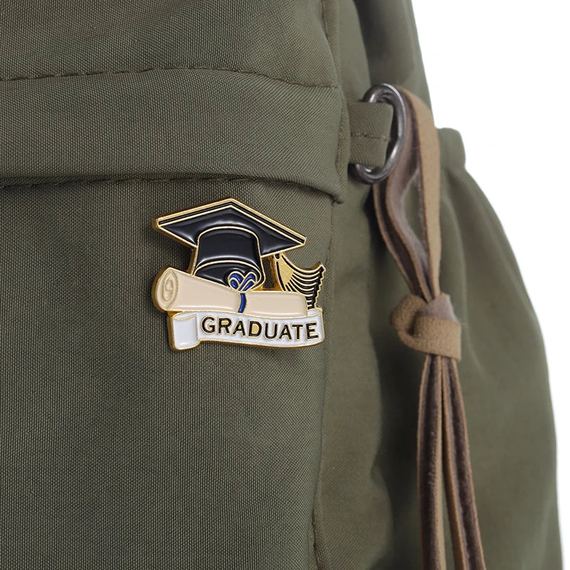 Graduation Enamel Pins Custom Students Bachelor Cap