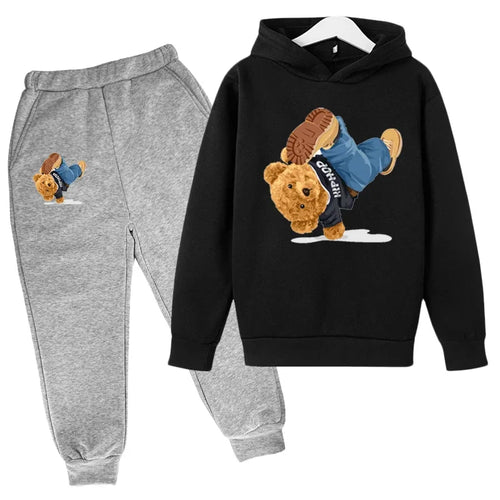 Kids Spring/Autumn/Winter Hoodie+Pants 2pcs Sets 3-14T Children's