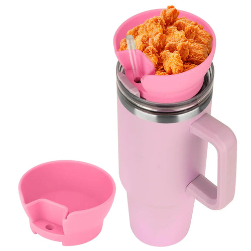 Snack Bowl for Stanley 40 oz Tumbler with Handle, Cup Snack Bowl