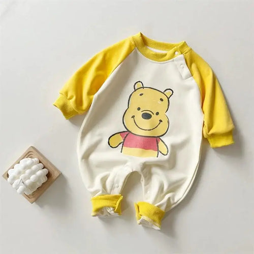 Tigger Pig Disney Cartoon Baby Clothes Long-sleeved Onesie Toddler