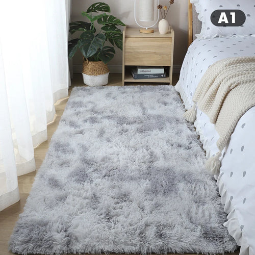 Nordic Thick Carpet Plush Living Room Bedroom Bed Blanket Floor